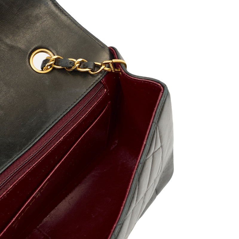 Picture of Chanel Cross Body Diana - Medium in Black, Lambskin Leather