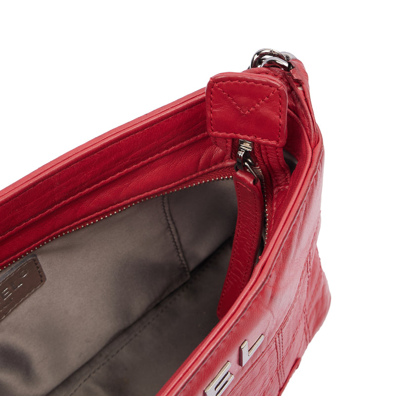 Picture of Chanel Shoulder Bag Shoulder Bag in Red, Calfskin Leather