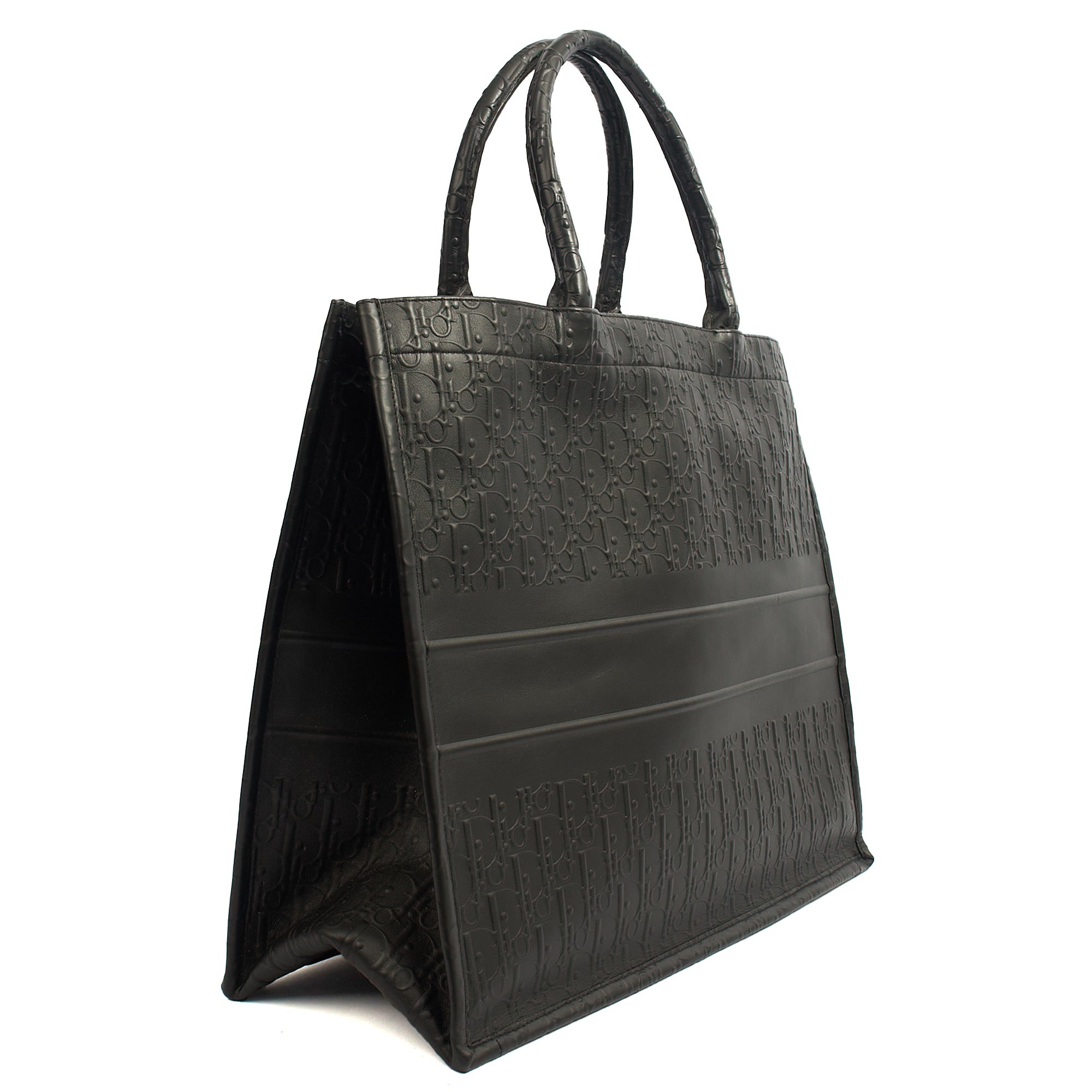 Christian Dior Tote Book Tote - Large in Black, Leather | The