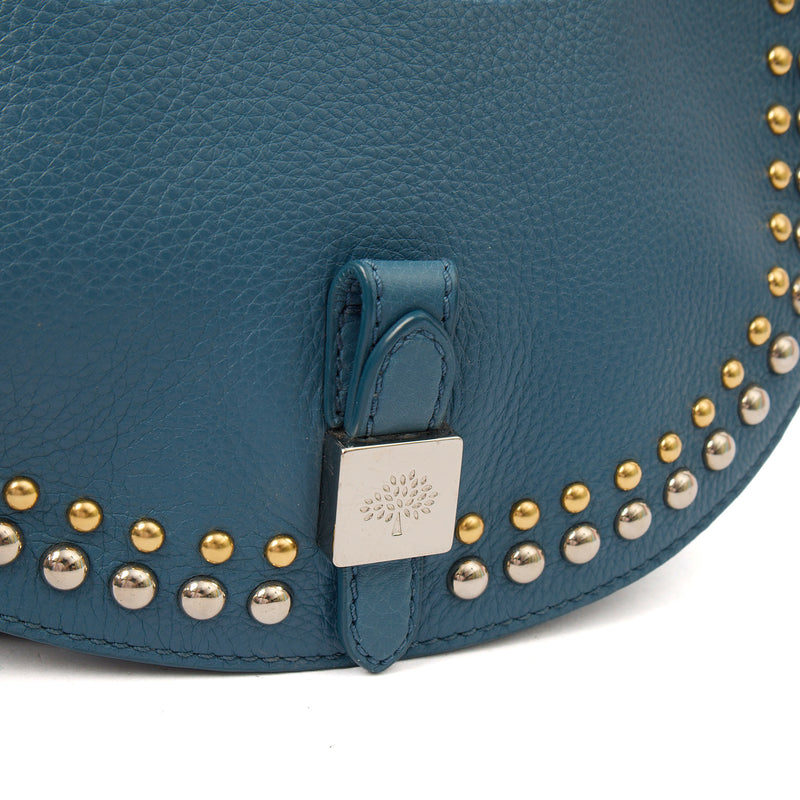 Picture of Mulberry Cross Body Tessie Satchel in Steel Blue, Leather