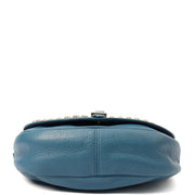 Picture of Mulberry Cross Body Tessie Satchel in Steel Blue, Leather