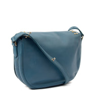 Picture of Mulberry Cross Body Tessie Satchel in Steel Blue, Leather