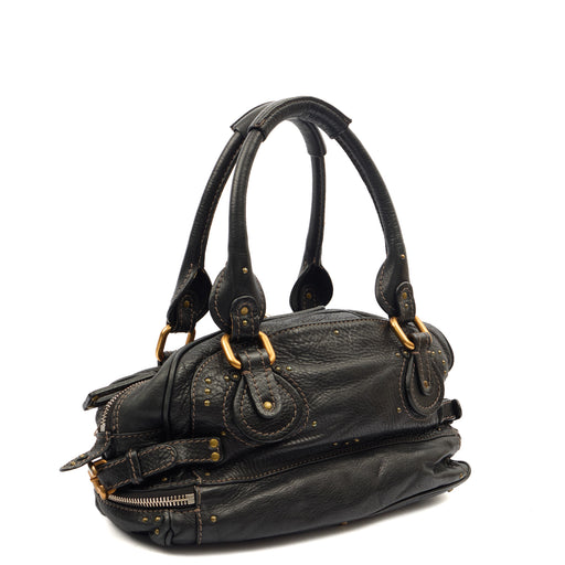 Picture of Chloe Shoulder Bag Paddington in Black, Leather