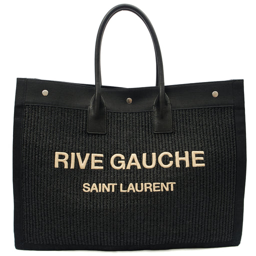 Picture of Saint Laurent Tote Rive Gauche Tote in Black, Fabric