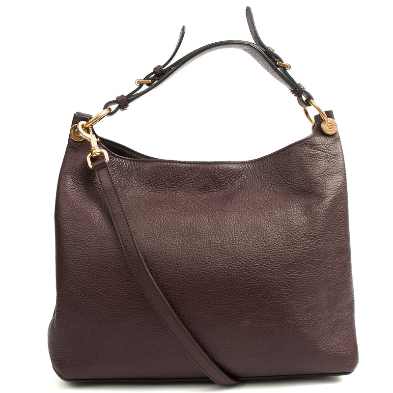 Picture of Mulberry Tote Freya in Oxblood, Calfskin Leather