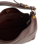 Picture of Mulberry Tote Freya in Oxblood, Calfskin Leather