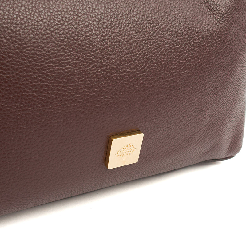 Picture of Mulberry Tote Freya in Oxblood, Calfskin Leather