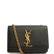 Picture of Saint Laurent Shoulder Bag Kate Small in Black, Calfskin Leather