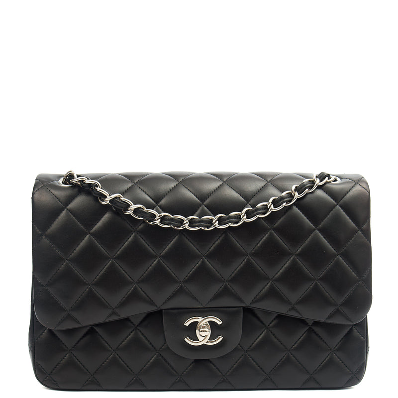 Picture of Chanel Shoulder Bag Classic Double Flap - Large in Black, Lambskin Leather