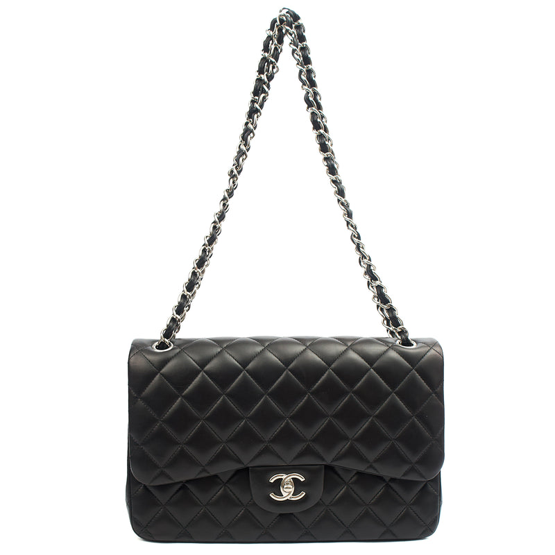 Picture of Chanel Shoulder Bag Classic Double Flap - Large in Black, Lambskin Leather