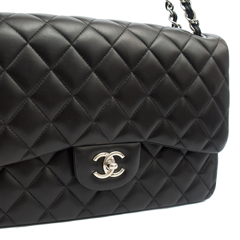 Picture of Chanel Shoulder Bag Classic Double Flap - Large in Black, Lambskin Leather