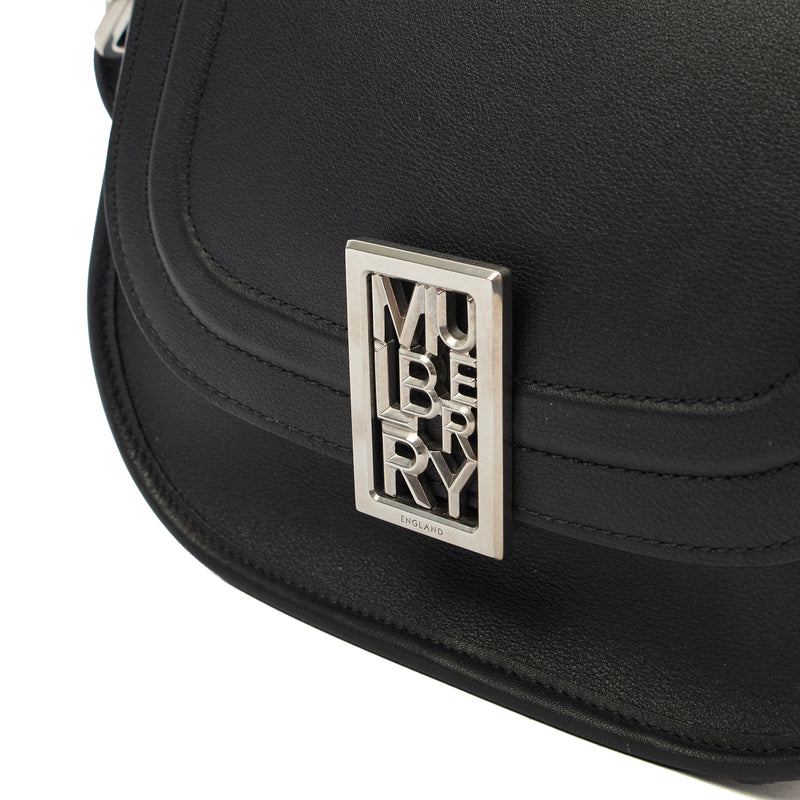 Picture of Mulberry Cross Body Sadie in Black, Calfskin Leather