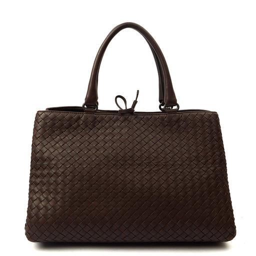 Picture of Bottega Veneta Tote Intrecciato Leather Tote in Fondant, Leather