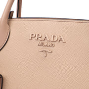 Picture of Prada Tote Saffiano Monochrome Bag in Powder Pink, Saffiano Leather