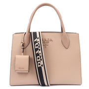 Picture of Prada Tote Saffiano Monochrome Bag in Powder Pink, Saffiano Leather