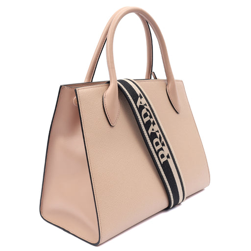 Picture of Prada Tote Saffiano Monochrome Bag in Powder Pink, Saffiano Leather