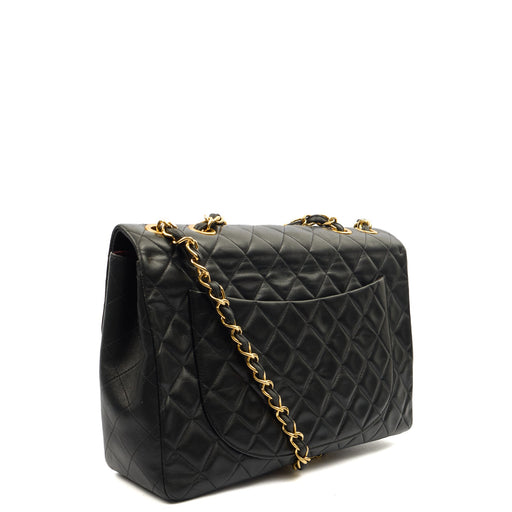 Picture of Chanel Shoulder Bag Maxi Jumbo XL in Black, Lambskin Leather