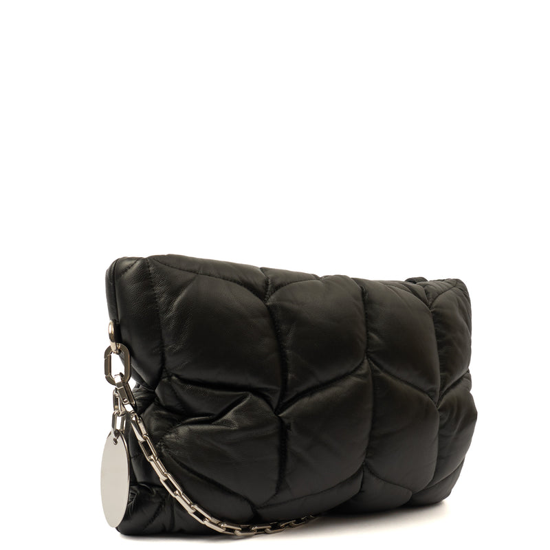 Picture of Mulberry Shoulder Bag Softie in Black, Calfskin Leather