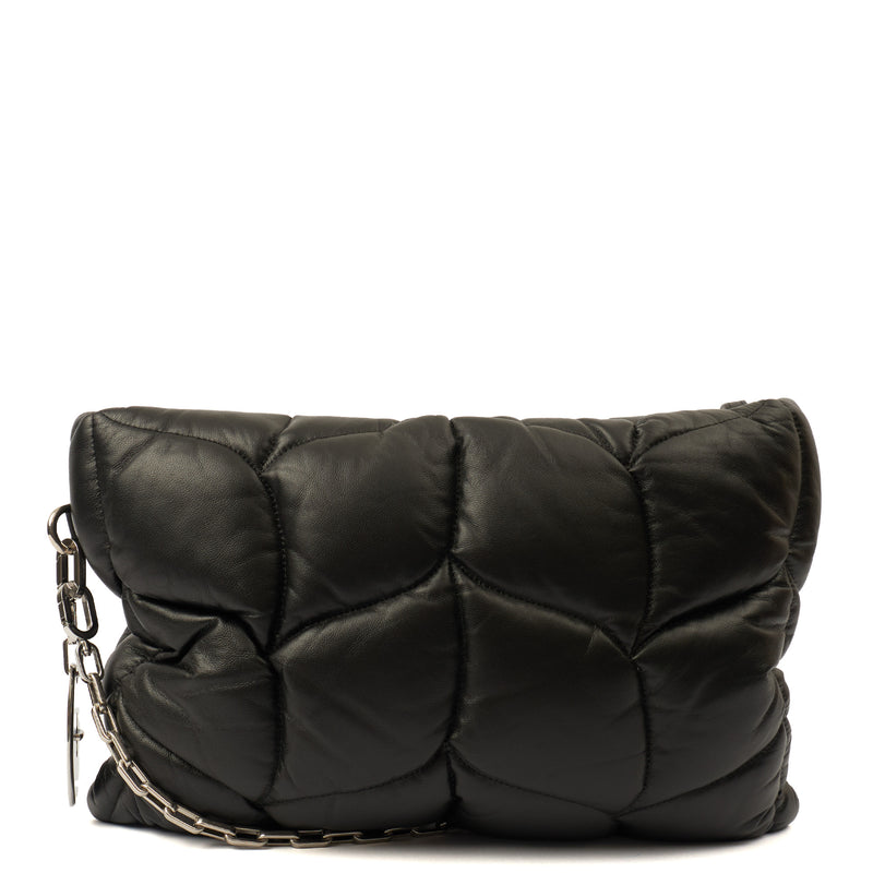 Picture of Mulberry Shoulder Bag Softie in Black, Calfskin Leather
