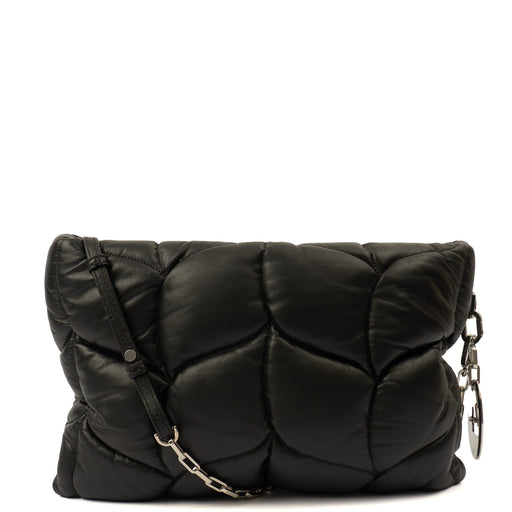 Picture of Mulberry Shoulder Bag Softie in Black, Calfskin Leather