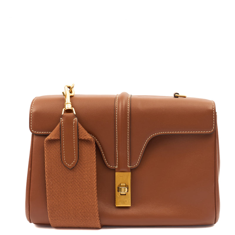 Picture of Celine Cross Body 16 - Teen in Brown, Leather