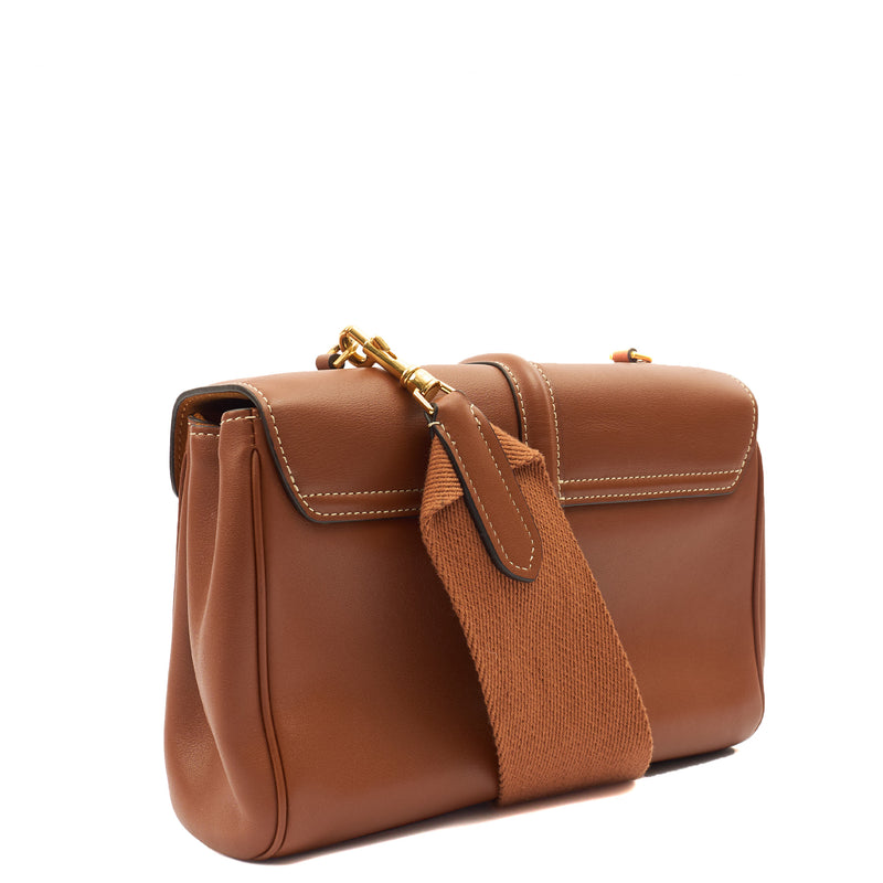 Picture of Celine Cross Body 16 - Teen in Brown, Leather
