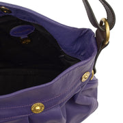 Picture of Mulberry Tote Mitzy Tote in Purple, Calfskin Leather