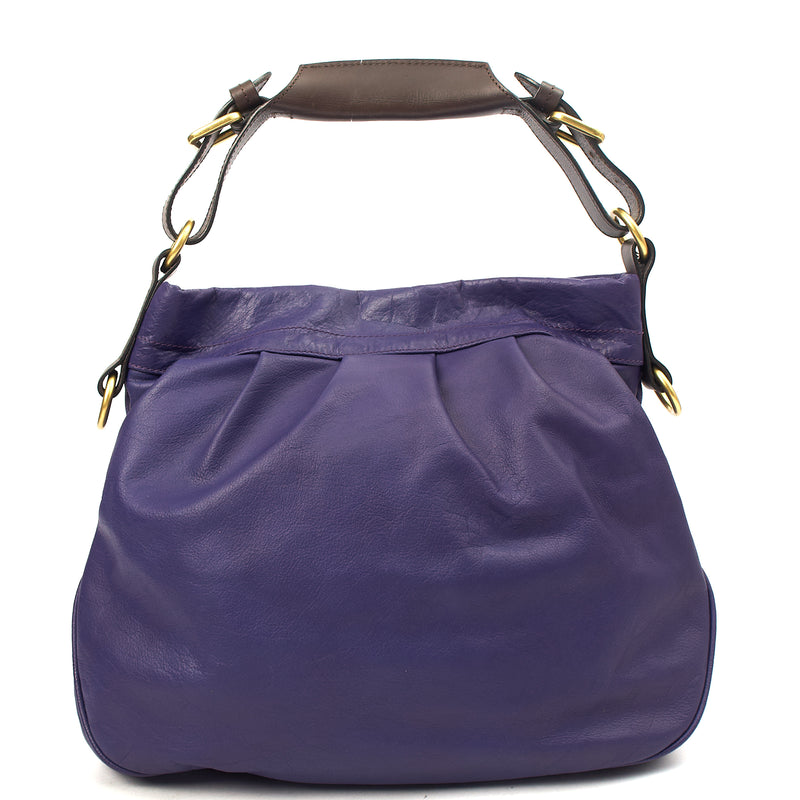 Picture of Mulberry Tote Mitzy Tote in Purple, Calfskin Leather