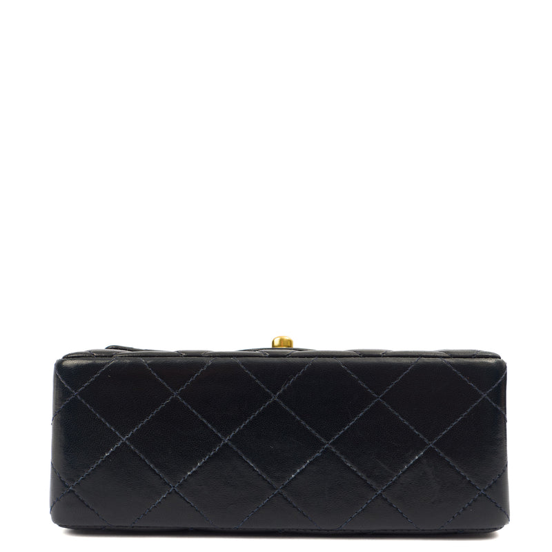 Picture of Chanel Cross Body Classic Single Flap - Mini in Navy, Lambskin Leather