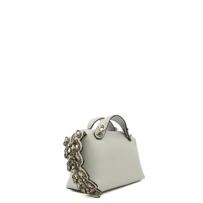 Picture of Fendi Cross Body By The Way - Mini in Grey, Leather