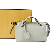 Picture of Fendi Cross Body By The Way - Mini in Grey, Leather