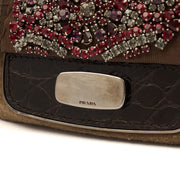 Picture of Prada Shoulder Bag Shoulder Bag in Neutral, Velvet