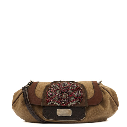 Picture of Prada Shoulder Bag Shoulder Bag in Neutral, Velvet
