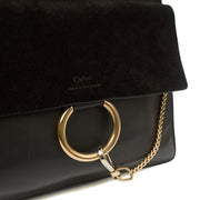Picture of Chloe Shoulder Bag Faye - Medium in Black, Leather