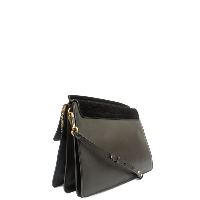 Picture of Chloe Shoulder Bag Faye - Medium in Black, Leather
