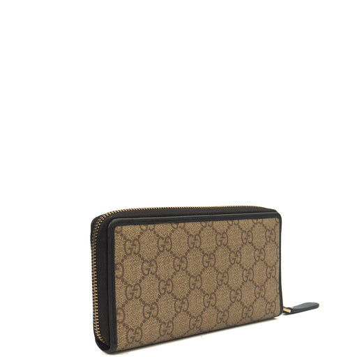 Picture of Gucci Wallet Guccissima Zip Around Wallet in GG Supreme, Leather
