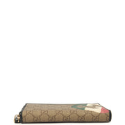 Picture of Gucci Wallet Guccissima Zip Around Wallet in GG Supreme, Leather
