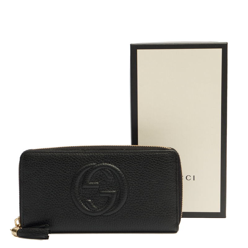 Picture of Gucci Wallet Soho Continental Wallet in Black, Leather