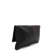 Picture of Mulberry Clutch Postman's Lock Clutch in Black, Calfskin Leather