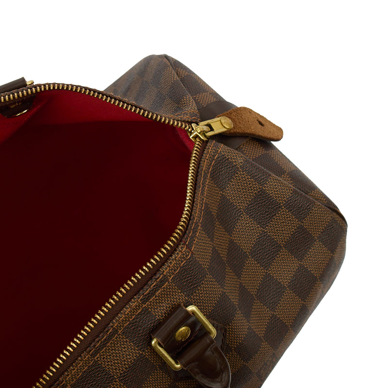 Picture of Louis Vuitton Top Handle Speedy Bandouliere 35 in Damier, Canvas