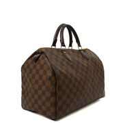 Picture of Louis Vuitton Top Handle Speedy Bandouliere 35 in Damier, Canvas