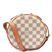 Picture of Louis Vuitton Cross Body Tambourin in Damier Azur, Canvas