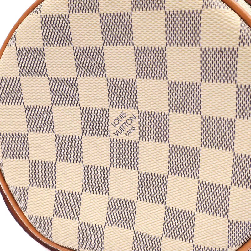 Picture of Louis Vuitton Cross Body Tambourin in Damier Azur, Canvas