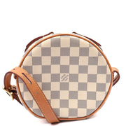 Picture of Louis Vuitton Cross Body Tambourin in Damier Azur, Canvas