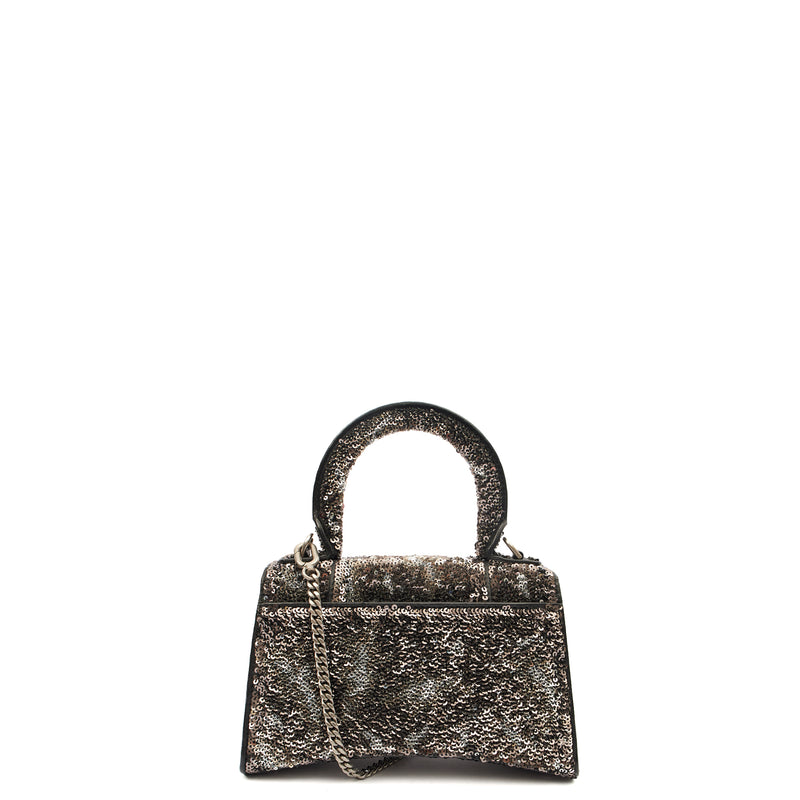 Picture of Balenciaga Top Handle Hourglass XS in Metallic, Other