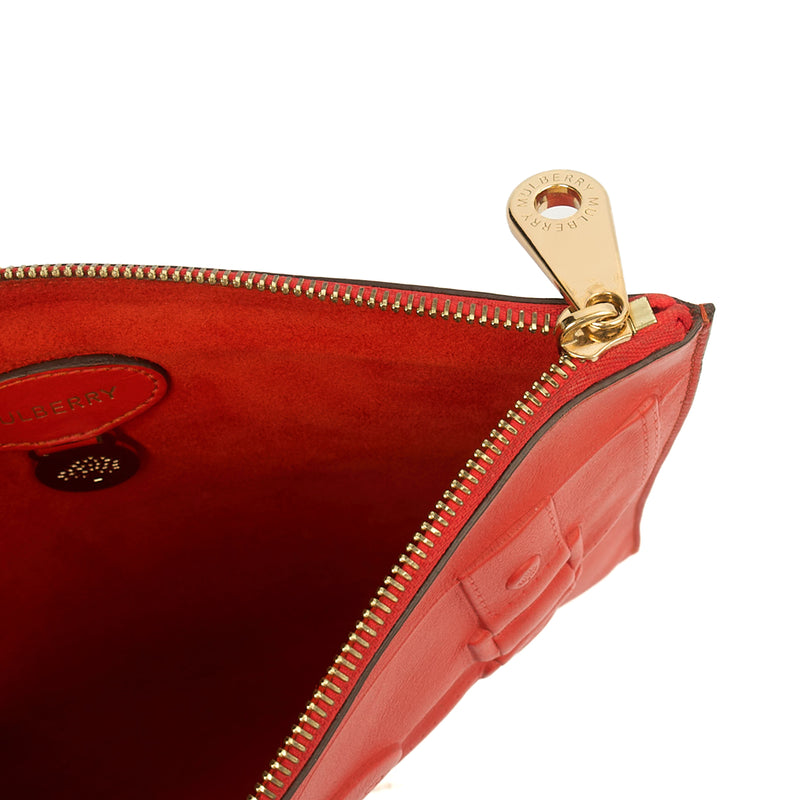 Picture of Mulberry Clutch Alexa Clutch in Red, Leather