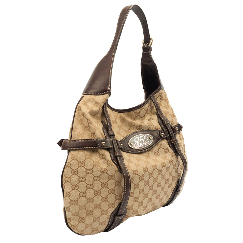 Picture of Gucci Tote Horsebit Hobo in Neutral, Fabric