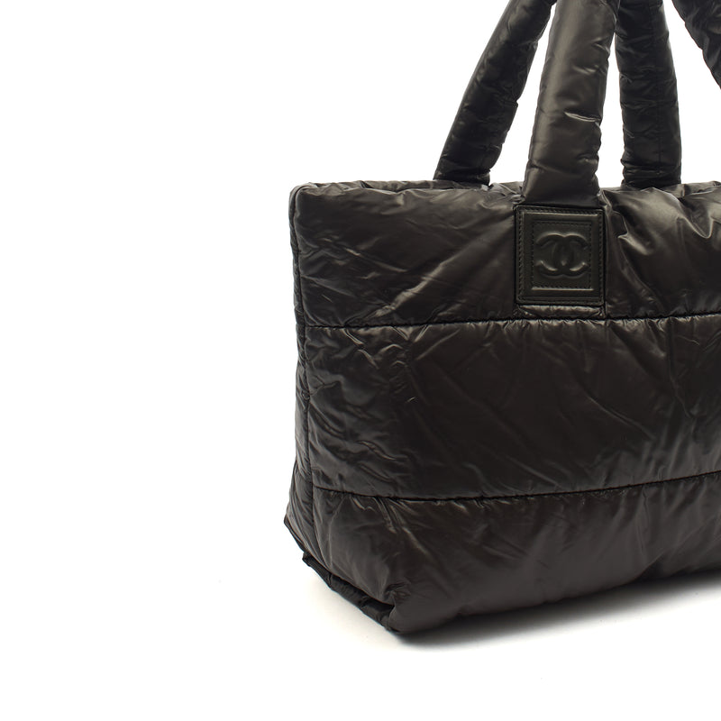 Picture of Chanel Tote Coco Cocoon in Black, Fabric