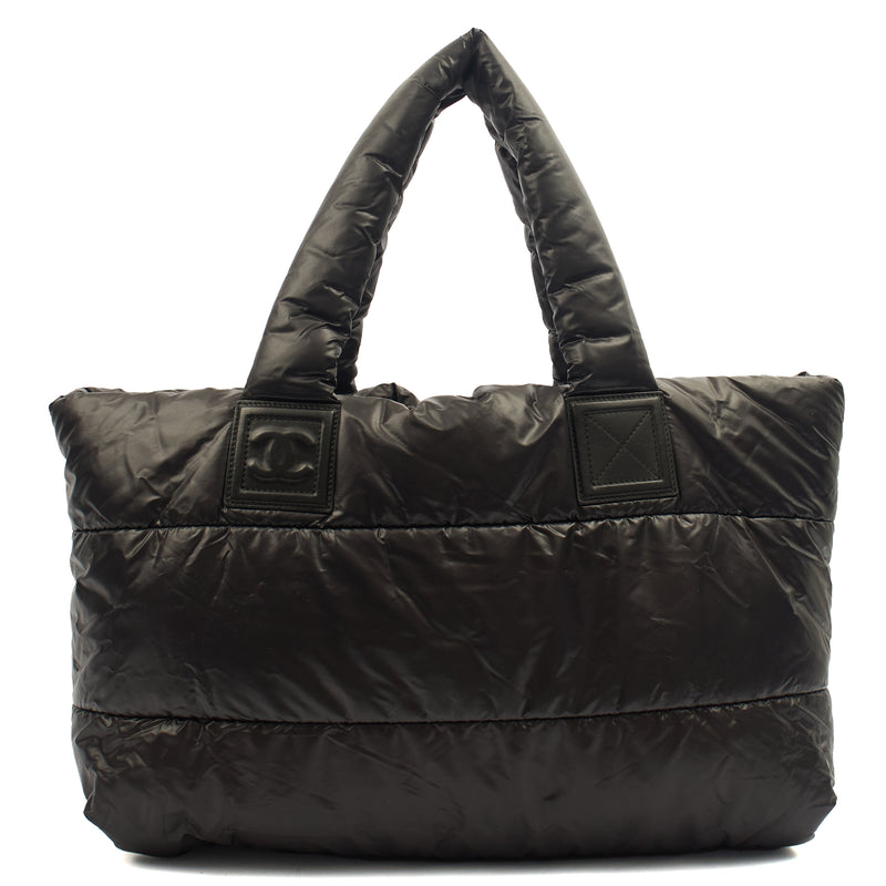 Picture of Chanel Tote Coco Cocoon in Black, Fabric