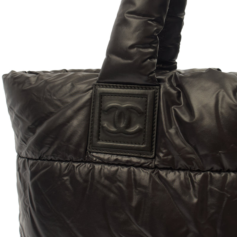 Picture of Chanel Tote Coco Cocoon in Black, Fabric